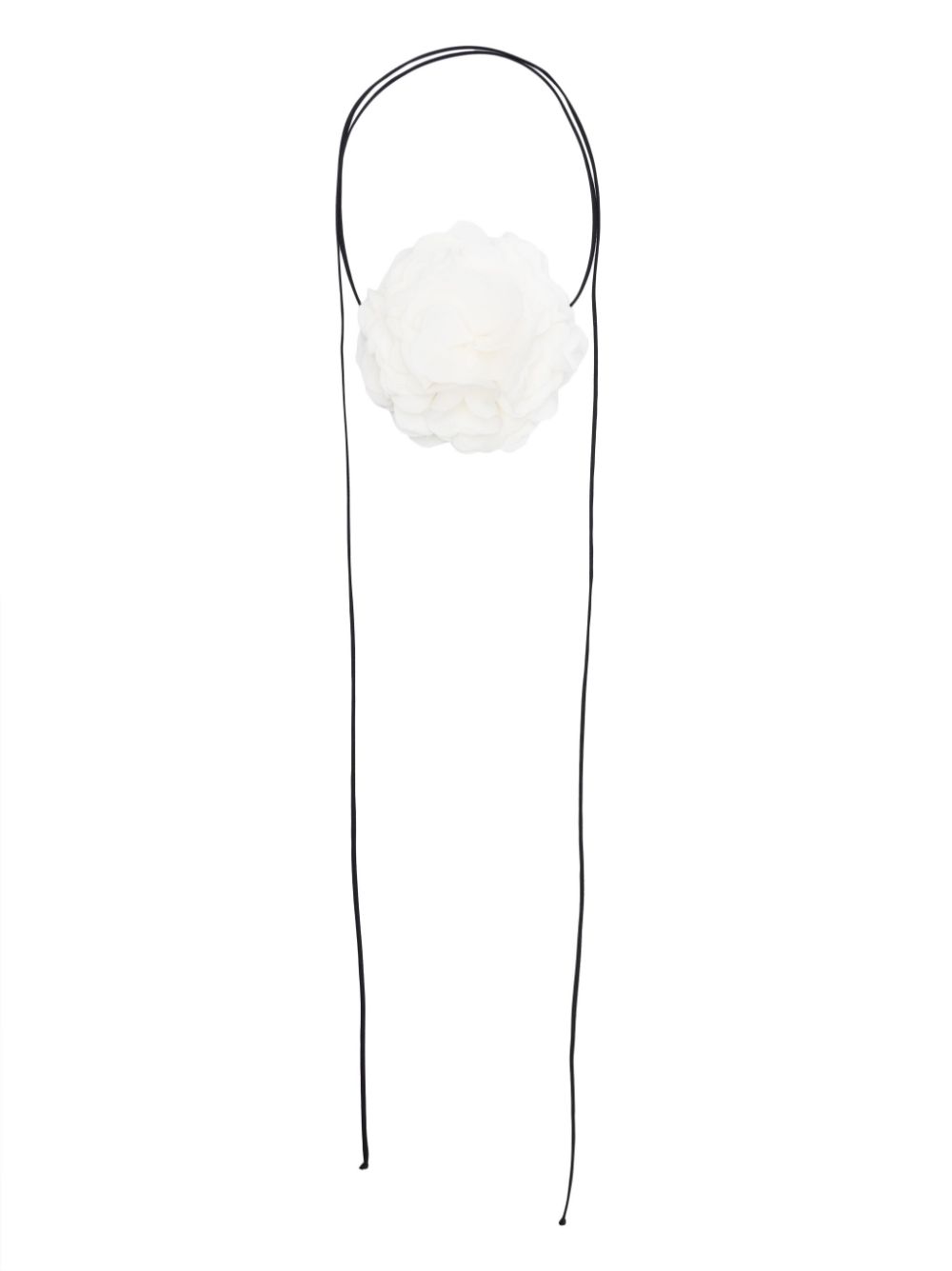 Nancy flower necklace - White