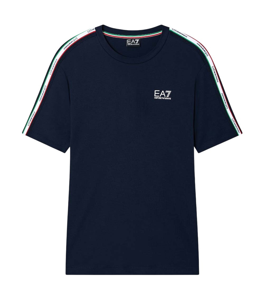 Blue Logo Crew Neck T-Shirt