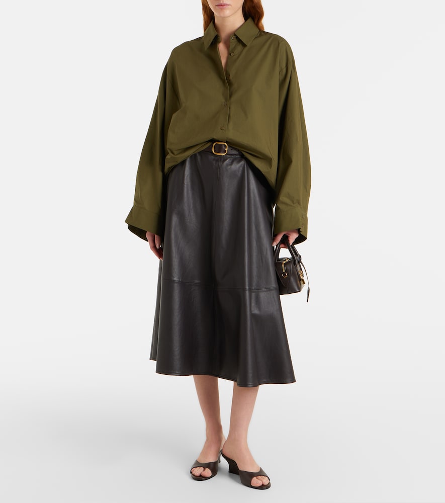 Tila oversized cotton shirt
