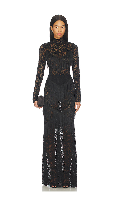 Katie May Tabby Gown in Black. XS also in