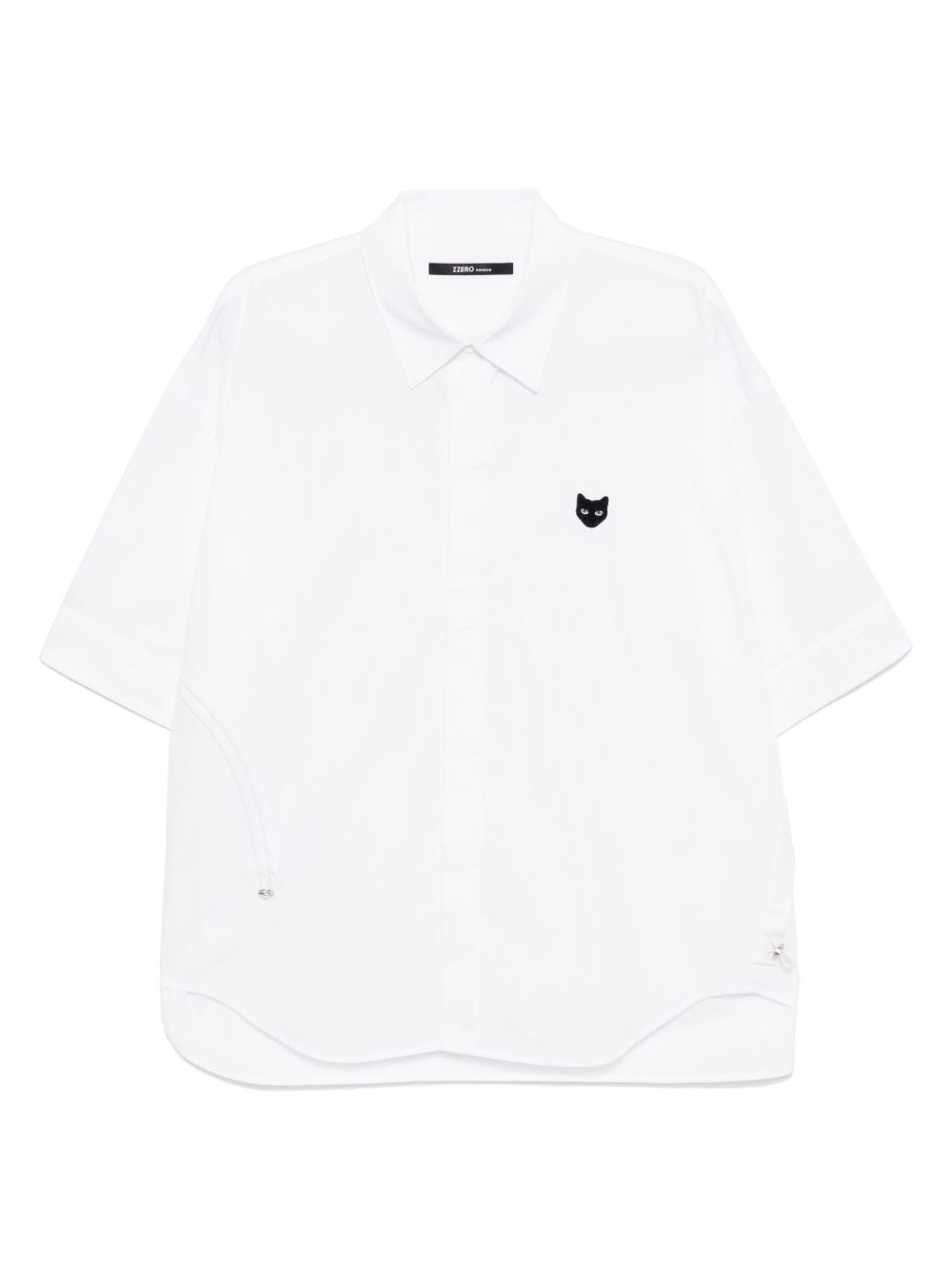 Deviant half shirt - White