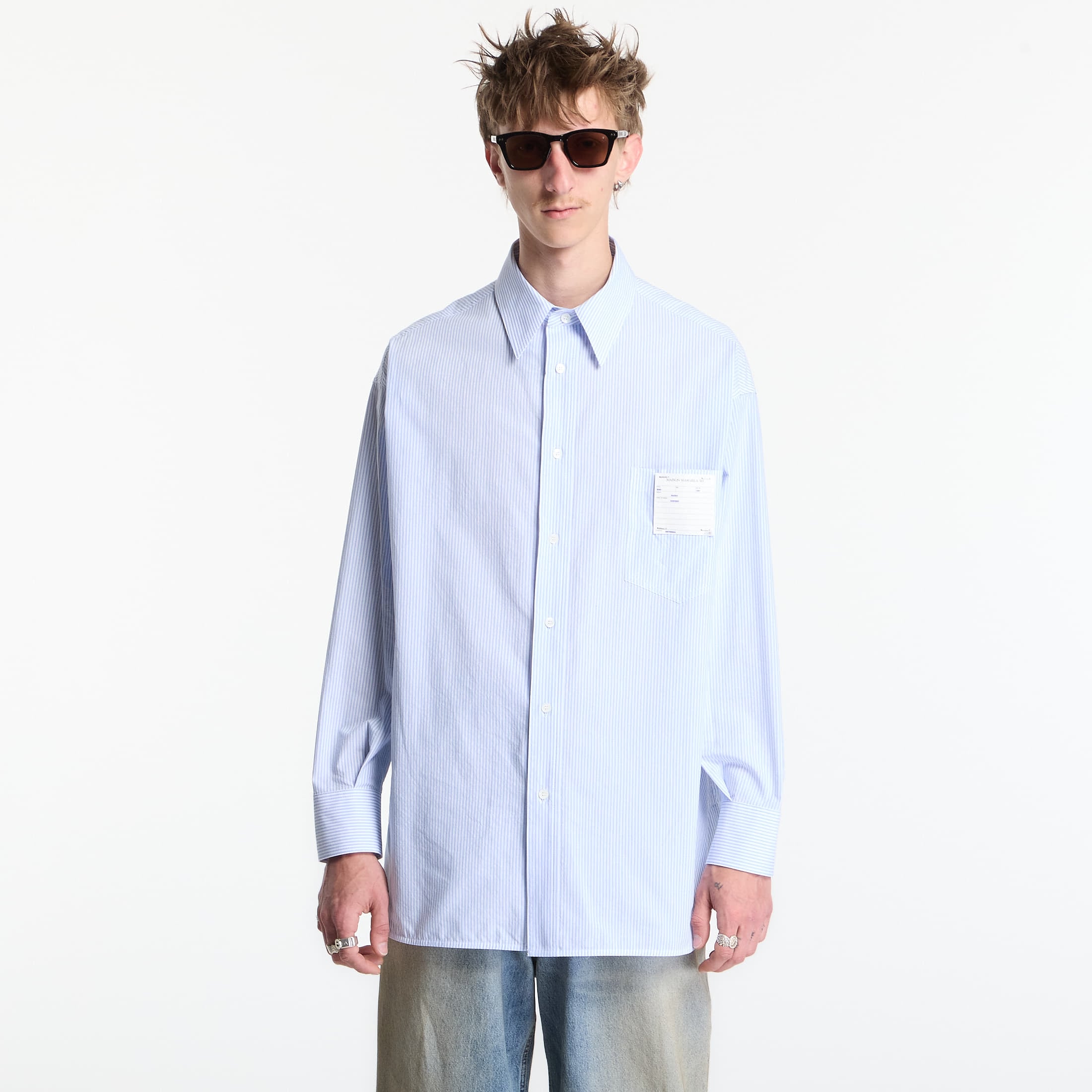 Shirt Long-Sleeved Shirt Blue