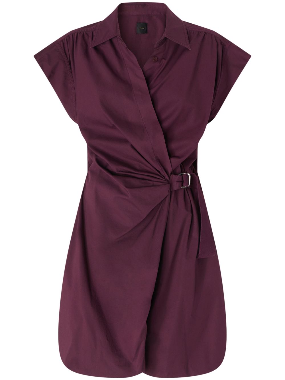PINKO ruched mini dress - Red
