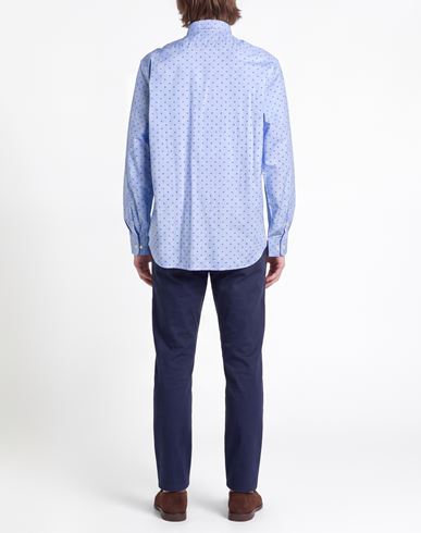 Façonnable Man Shirt Light blue Size L Cotton