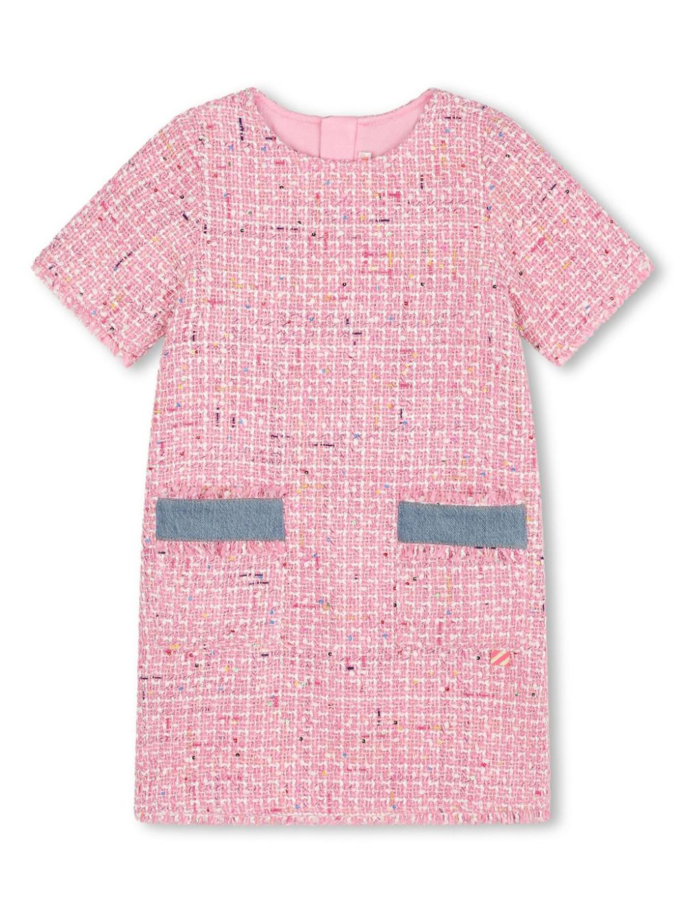 Bouclé-tweed dress - Pink