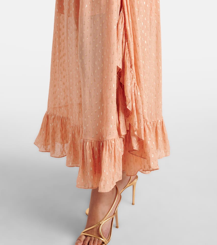 Rhiannon frilled maxi skirt