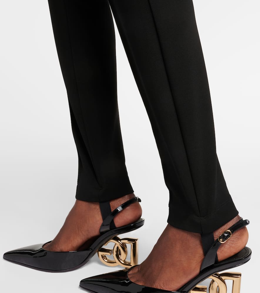 Dolce & Gabbana High-rise stirrup leggings