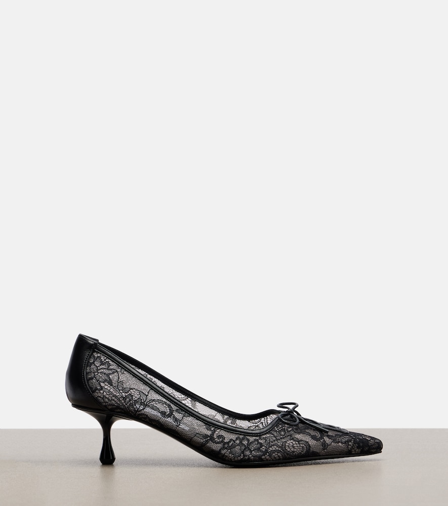 Scarlett lace pumps