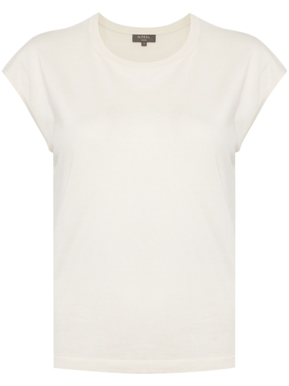 Round-neck short-sleeve T-shirt - Black