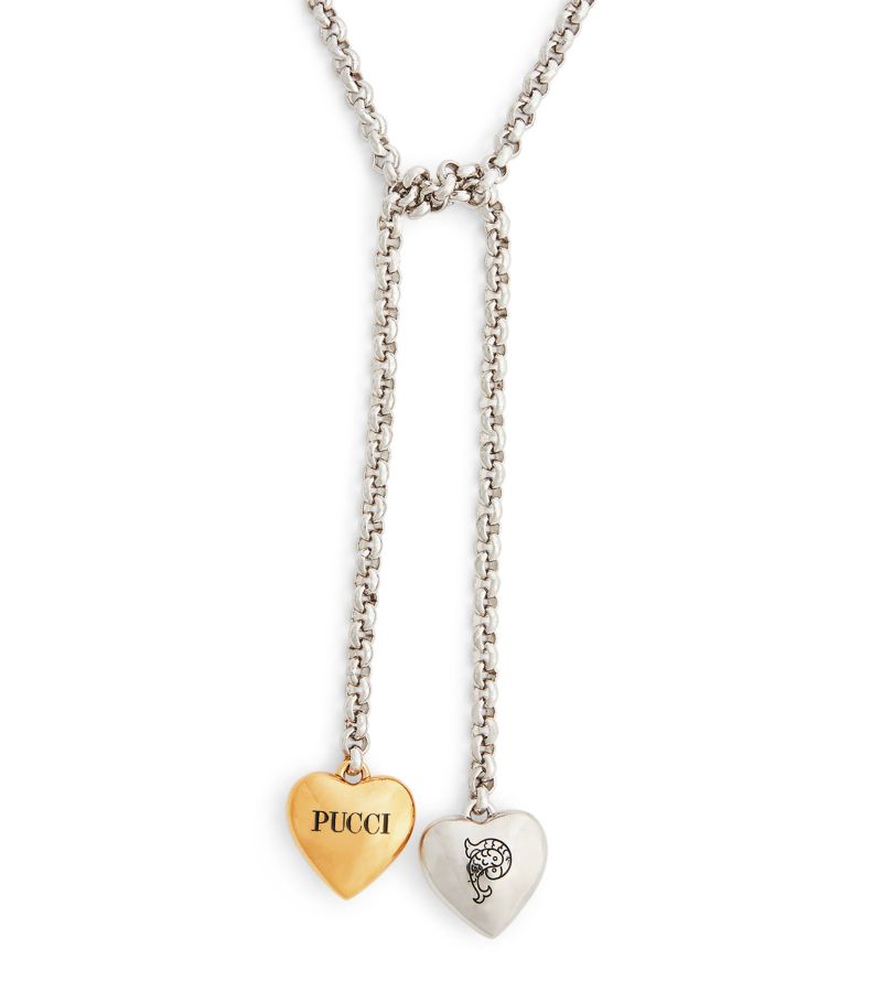 PUCCI Heart Charms Necklace