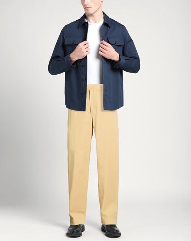 Man Pants Camel Size S Cotton
