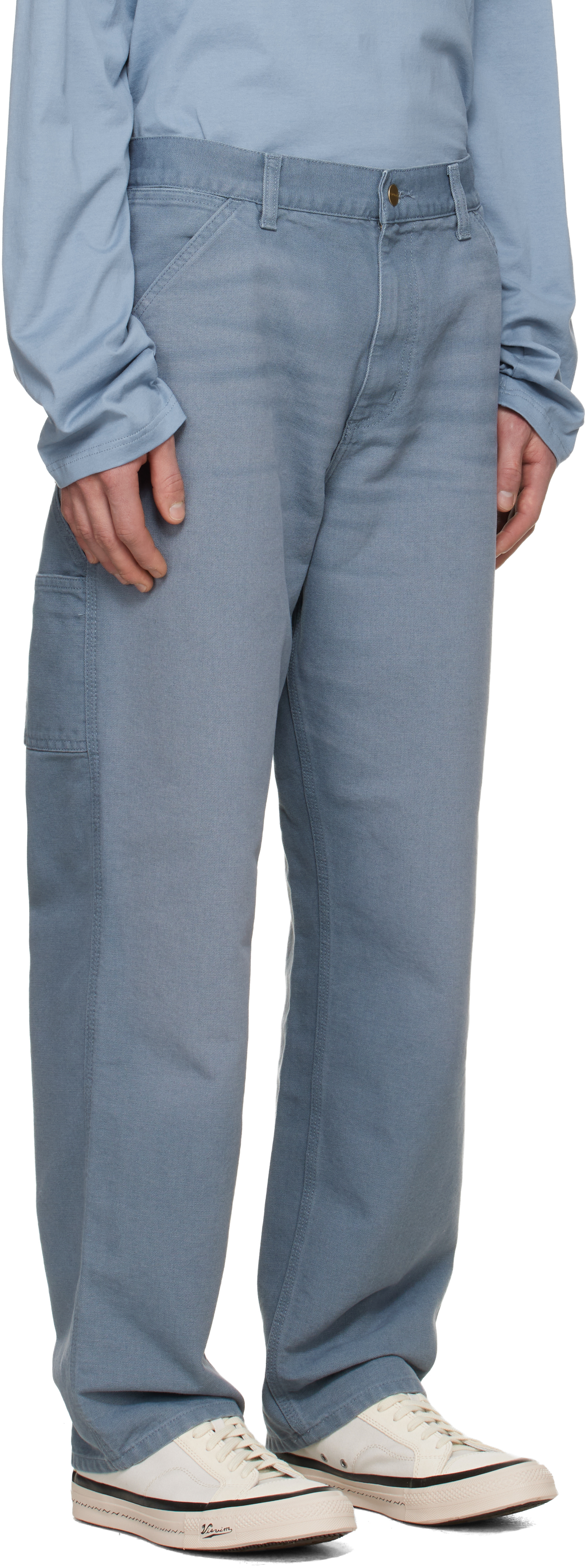 Blue Single Knee Trousers