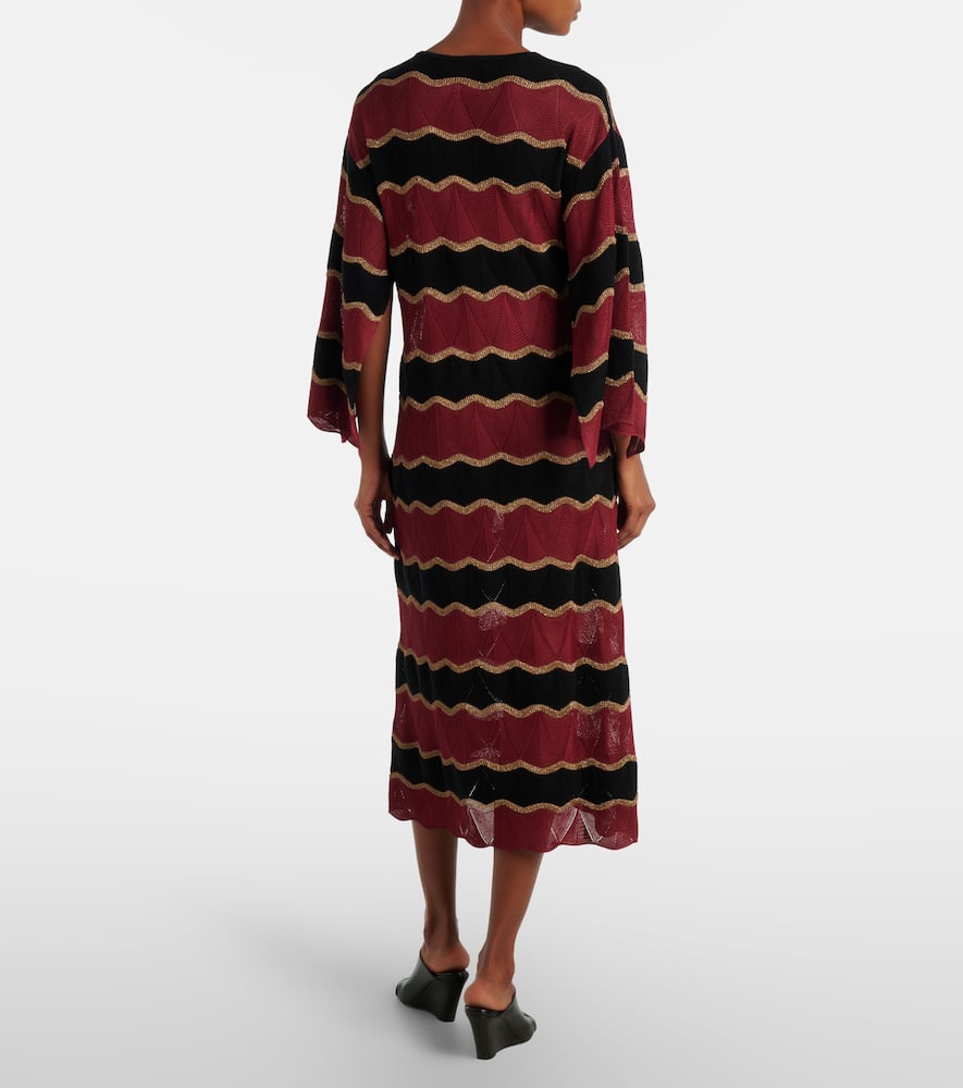 Hang Ten cotton-blend lamé kaftan