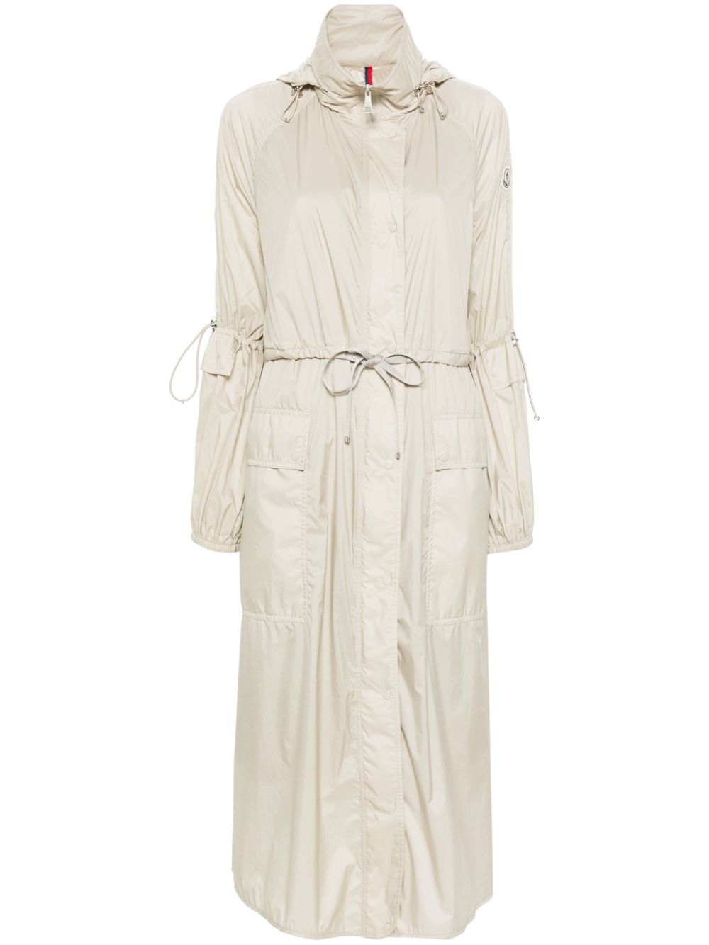 Lins parka maxi coat - Neutrals