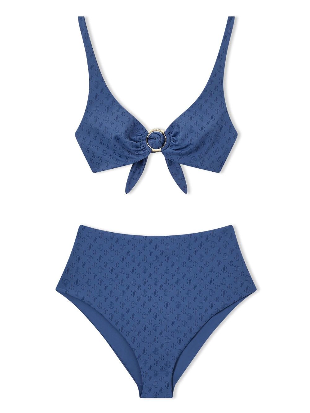 Sira logo-print bikini - Blue