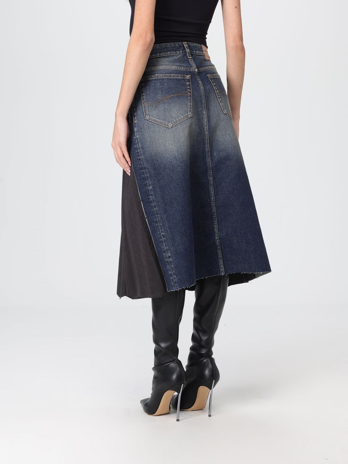Skirt Woman color Black