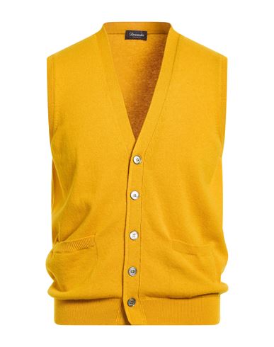 Man Cardigan Marigold Size 42 Cashmere