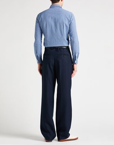 Man Shirt Blue Size 15 ¾ Linen, Cotton