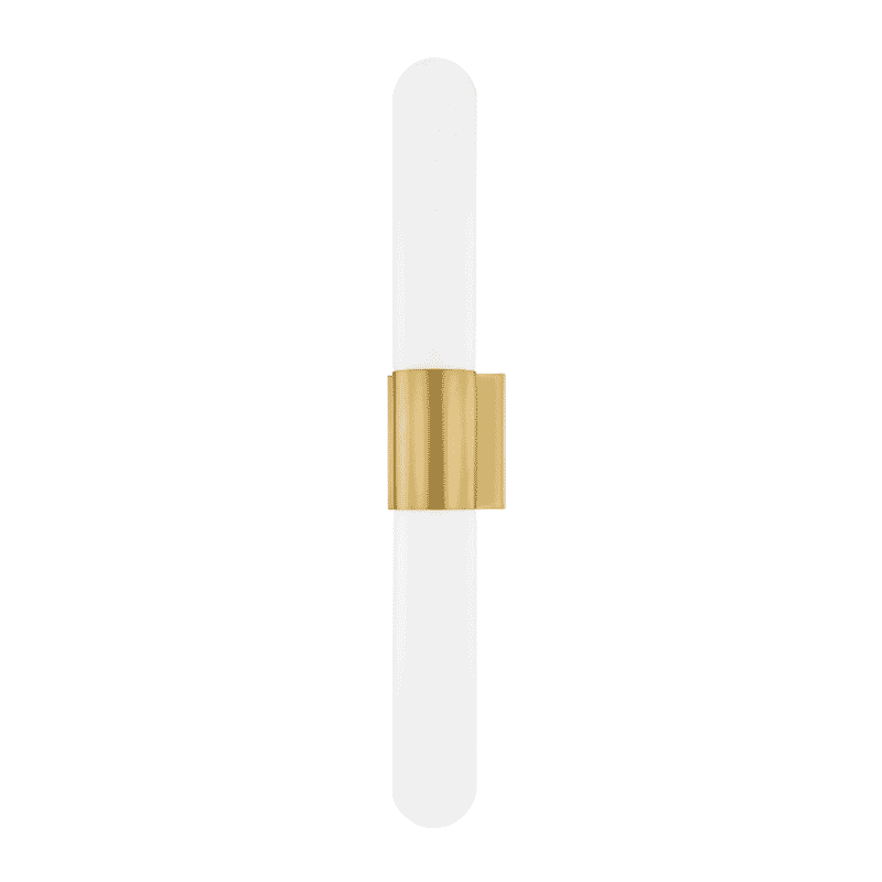 Carlin 2-Light Wall Sconce in Aged Bra