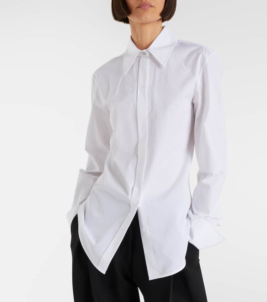 Cotton poplin shirt