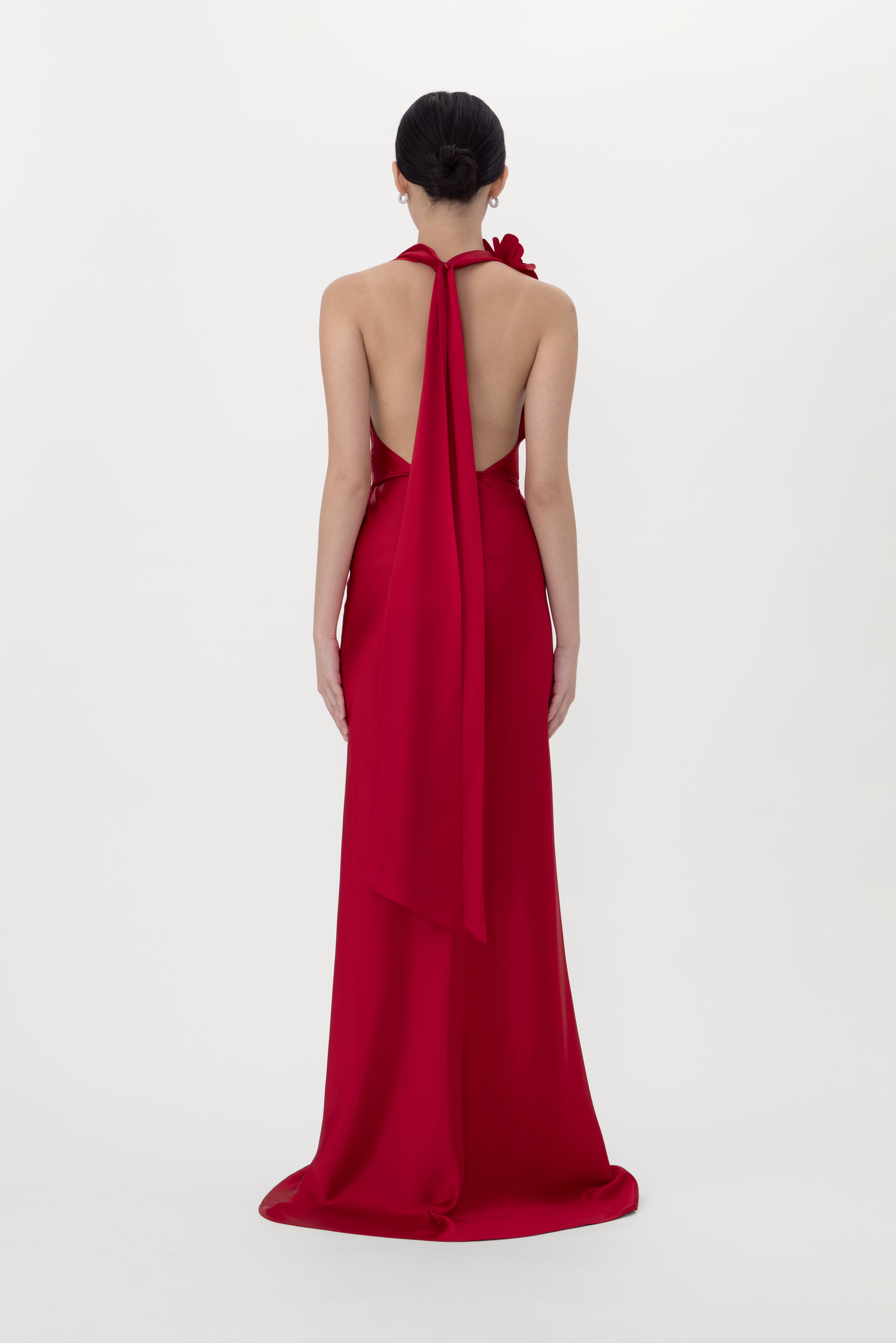 Delphine Satin Gown