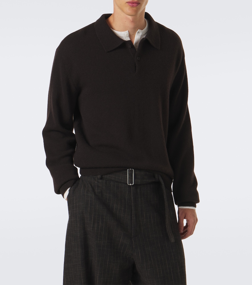 Rufus cashmere polo sweater