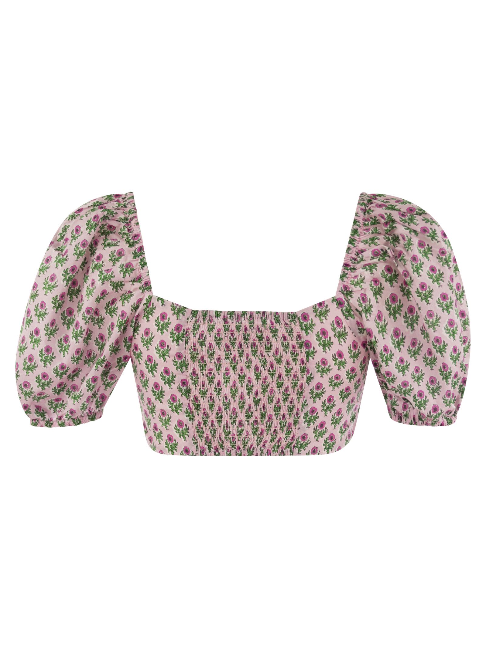 Crop Top With Floral Print