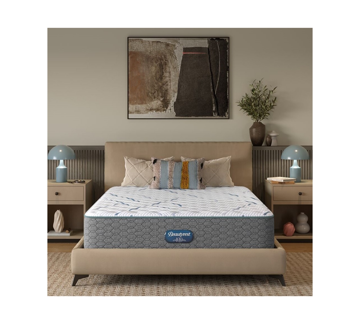 "Madison Avenue 13.25"" Extra Firm Tight Top Mattress Set, Twin"