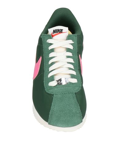 Woman Sneakers Dark green Size 6 Textile fibers, Leather