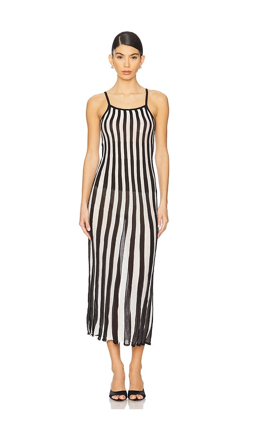 Solid & Striped KLEID KAYLEE in Black,White. Größe XL. Also in