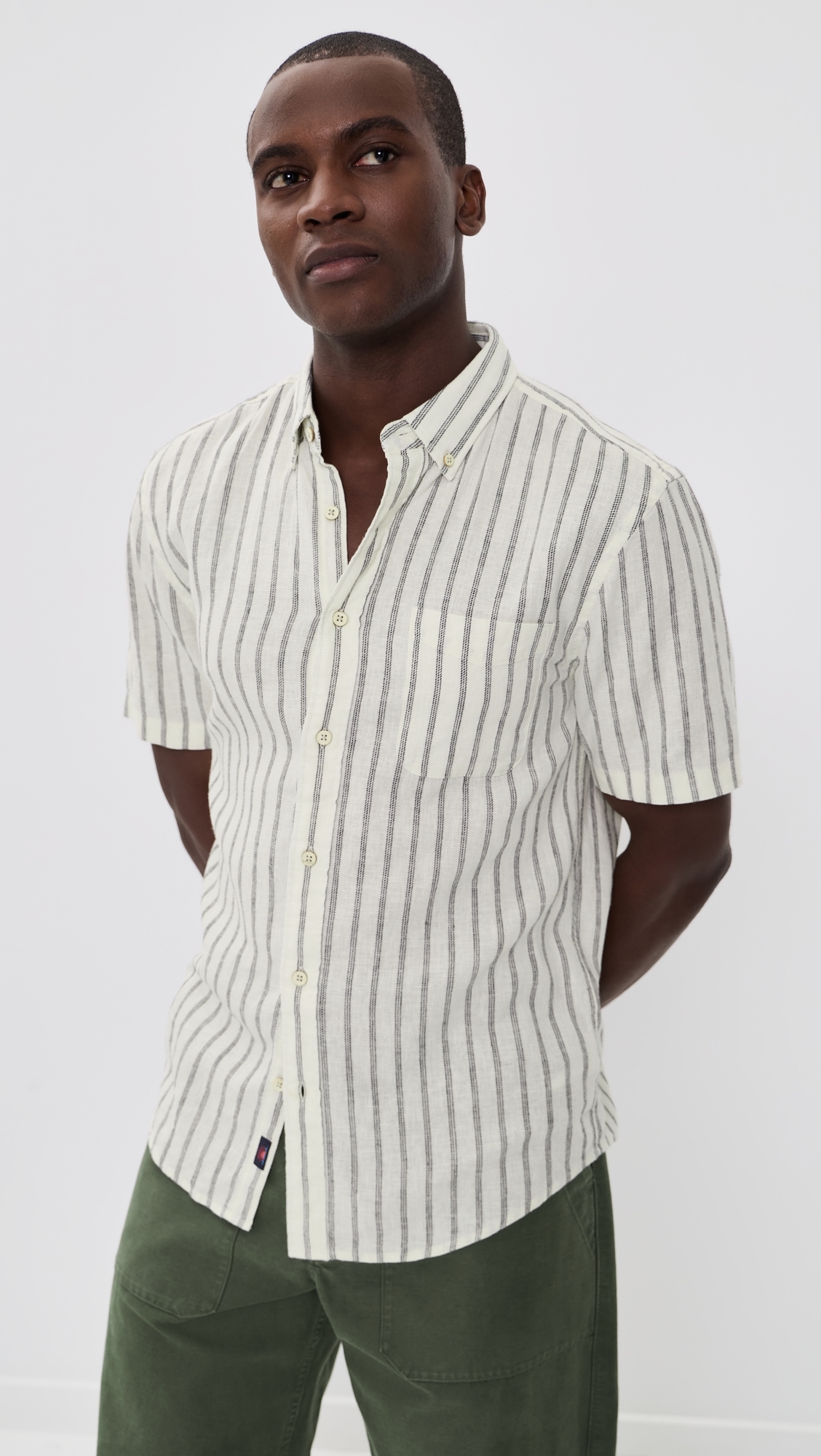 Breeze Shirt Moonlight Stripe