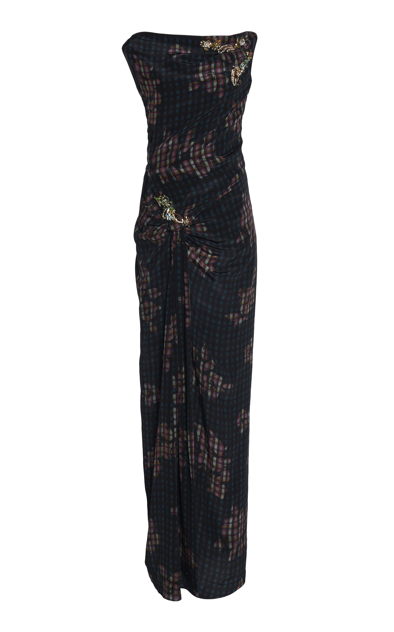 Dumas Draped Maxi Dress - Moda Operandi