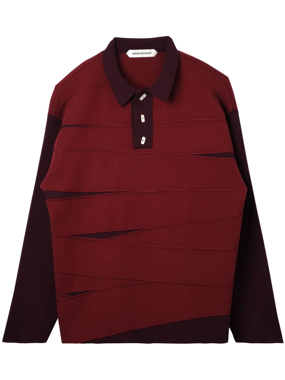 Syl Bandage polo shirt - Red