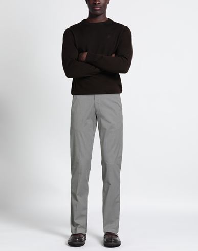 Man Pants Light grey Size 28 Cotton, Elastane