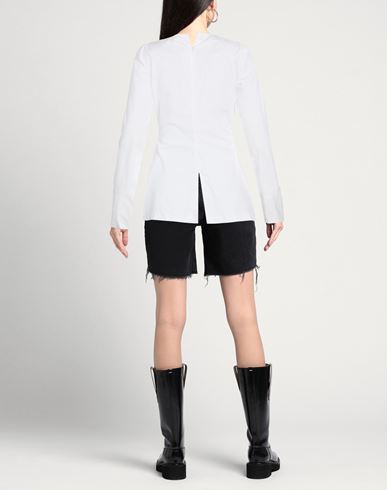 Woman Top White Size S Cotton, Tencel