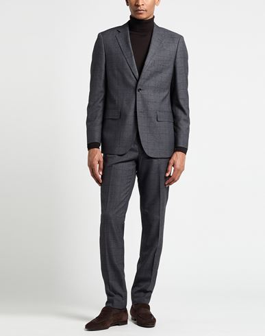 Man Suit Charcoal Size 40 Polyester, Viscose