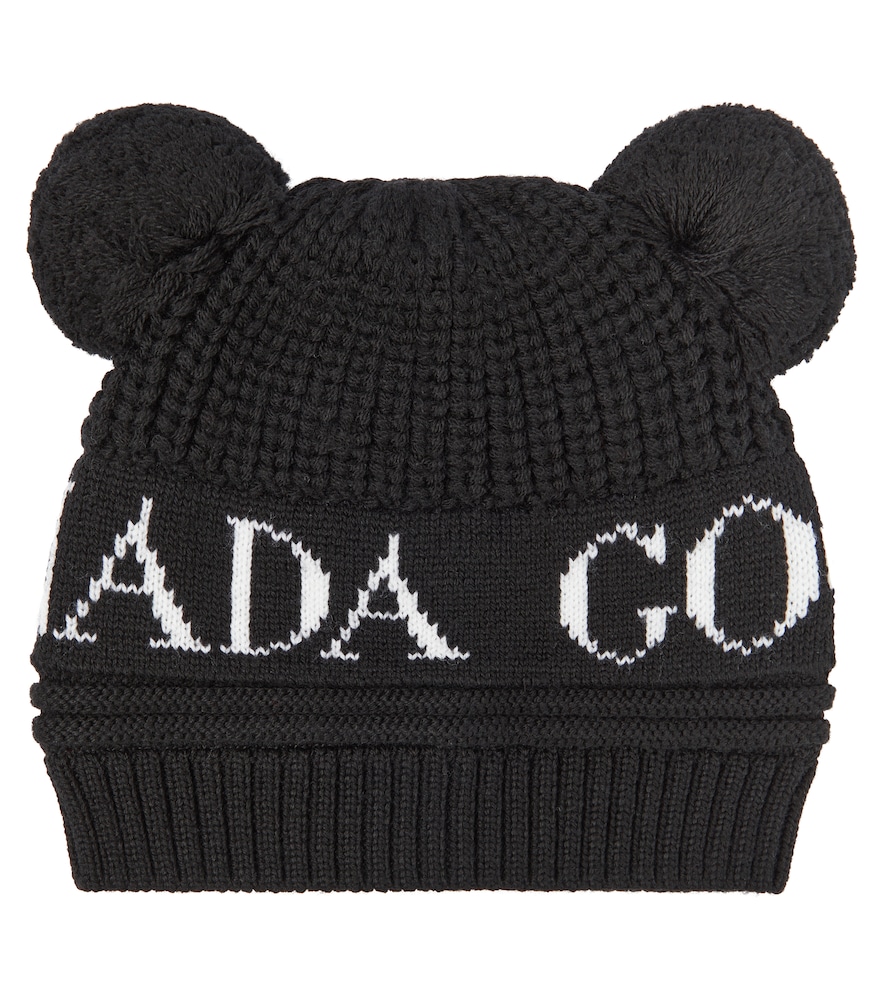Baby Double Pom wool beanie