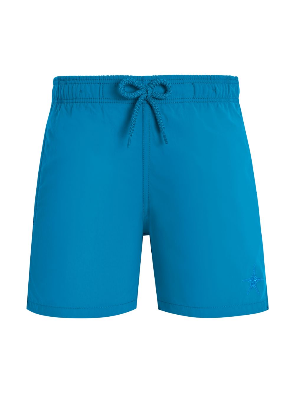 Logo-appliqué swim shorts - Blue