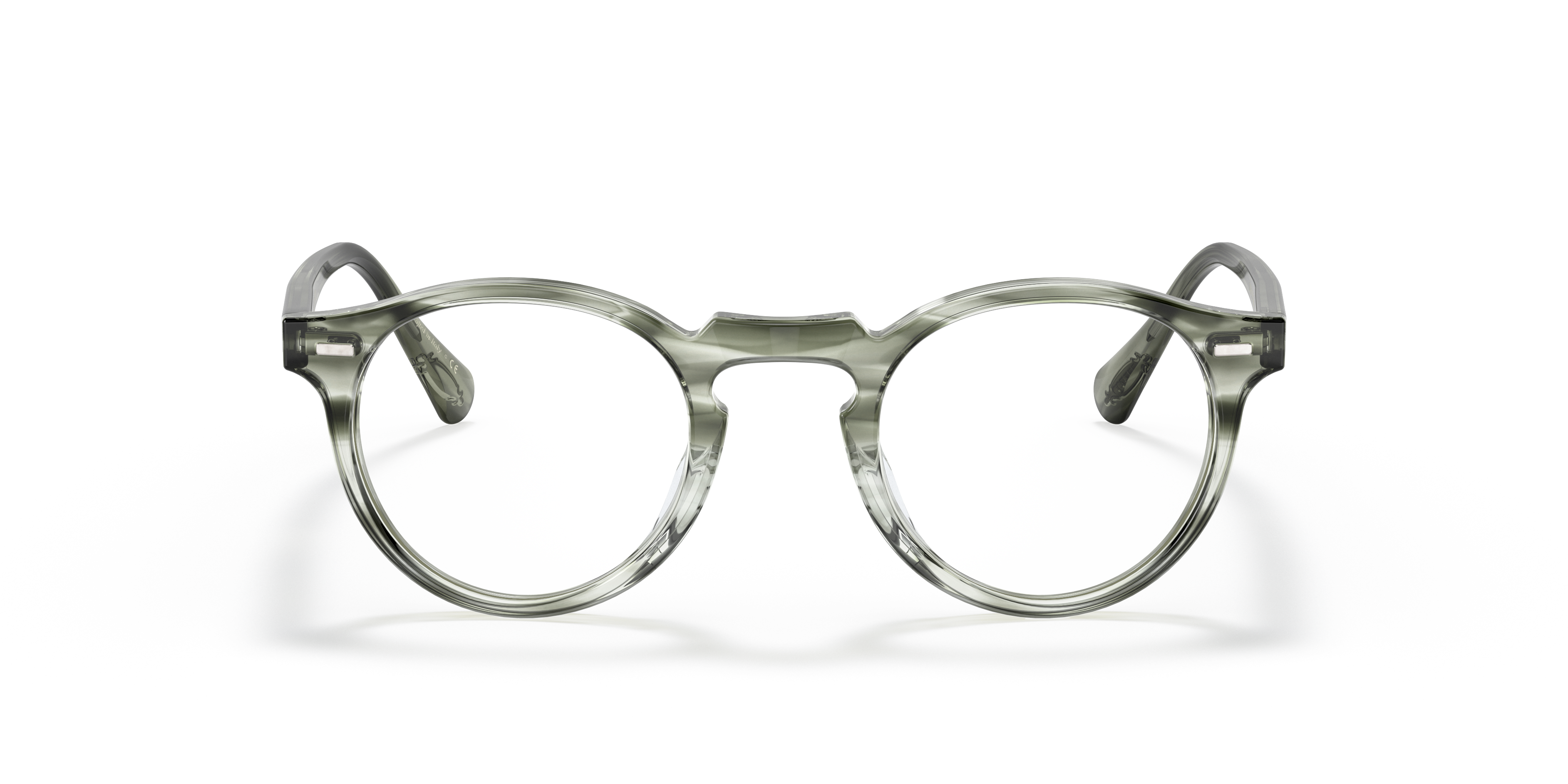 Oliver Peoples Unisex Oliver Peoples OV5186 GREGORY PECK 1705 Montature da vista Acetato Verde Trasparente Pantos Normale