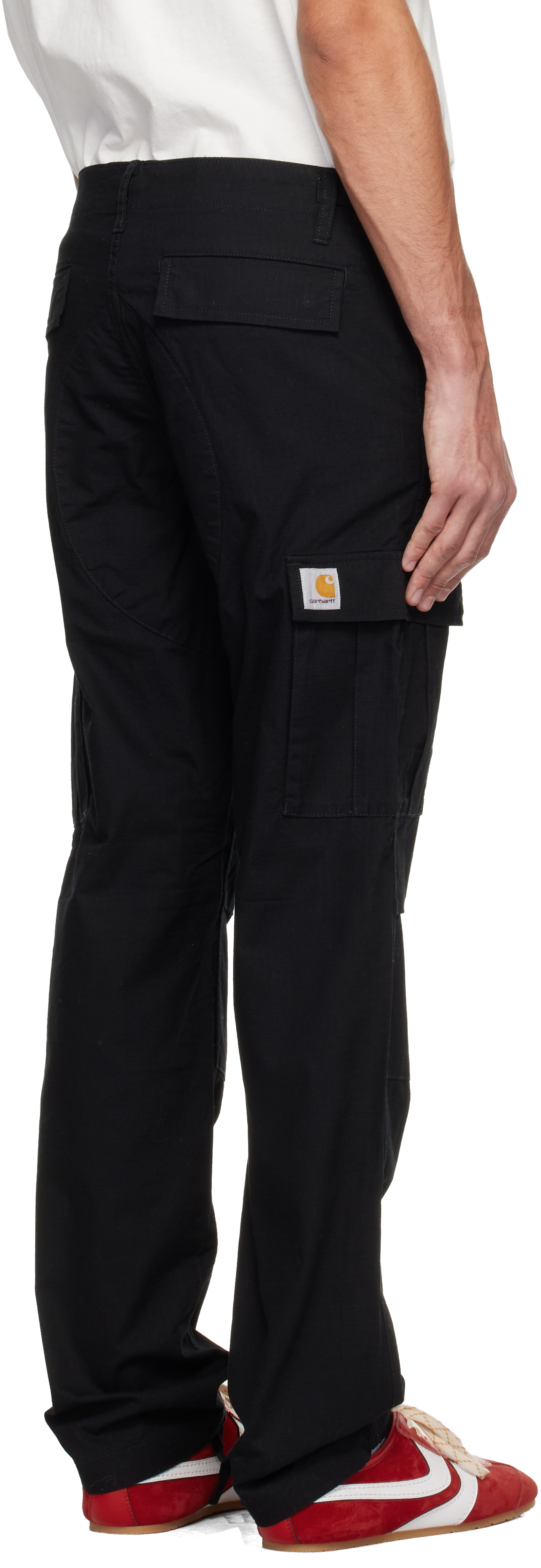 Black Aviation Cargo Pants