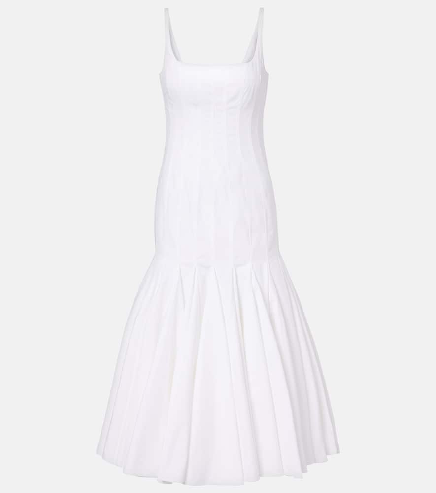 Cotton midi dress