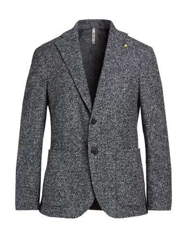 Man Blazer Midnight blue Size 50 Cotton, Polyacrylic, Polyester, Virgin Wool