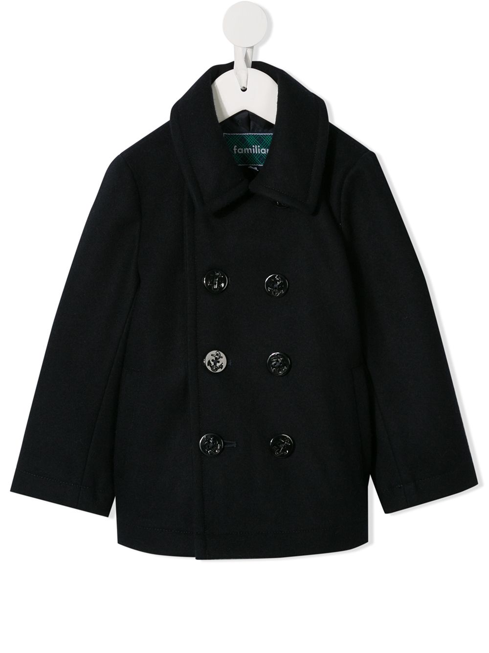 Classic double-breasted coat - Blue