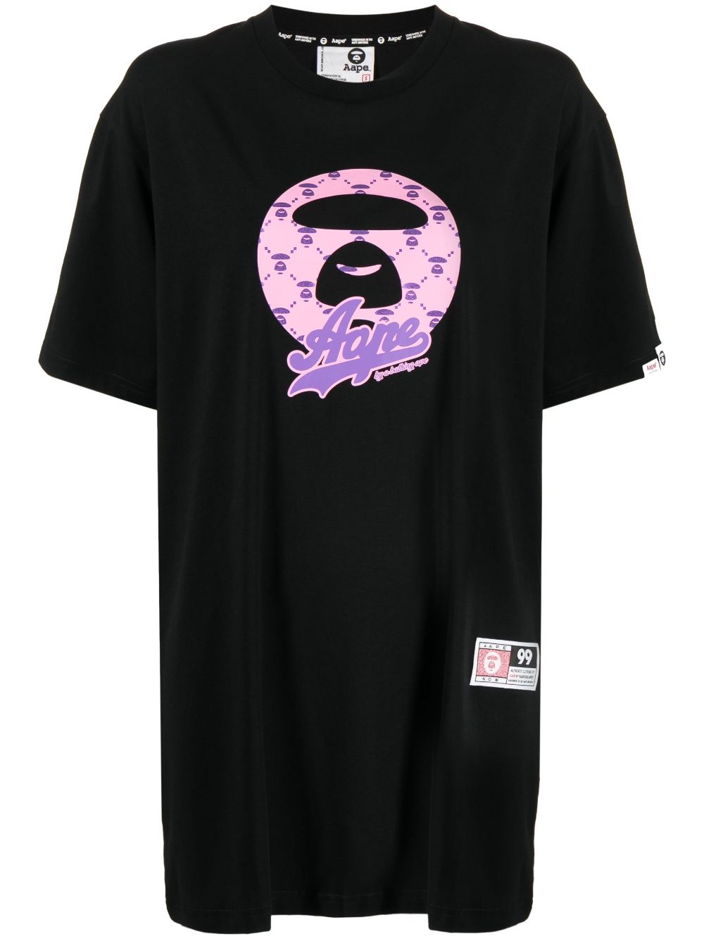 Graphic-print jersey T-shirt - Black