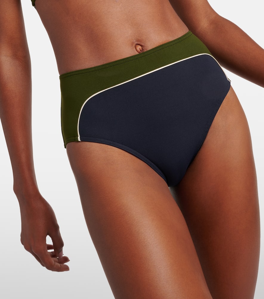 Colorblocked bikini bottoms