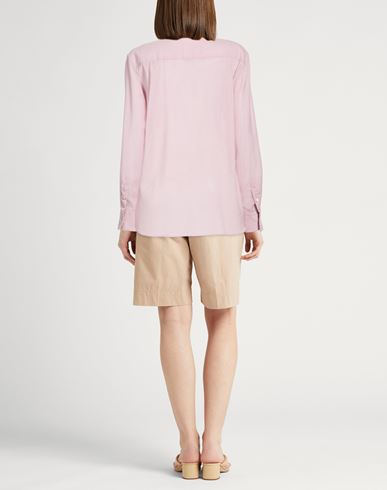 Woman Shirt Pink Size 6 Virgin Wool, Polyamide