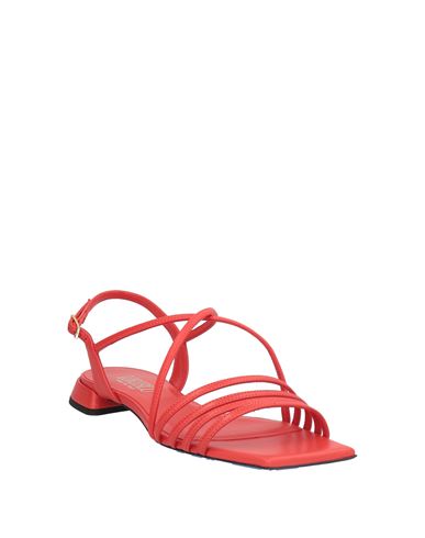 Woman Sandals Red Size 6 Leather