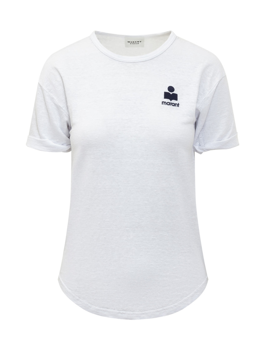 White Logo Crew Neck T-Shirt