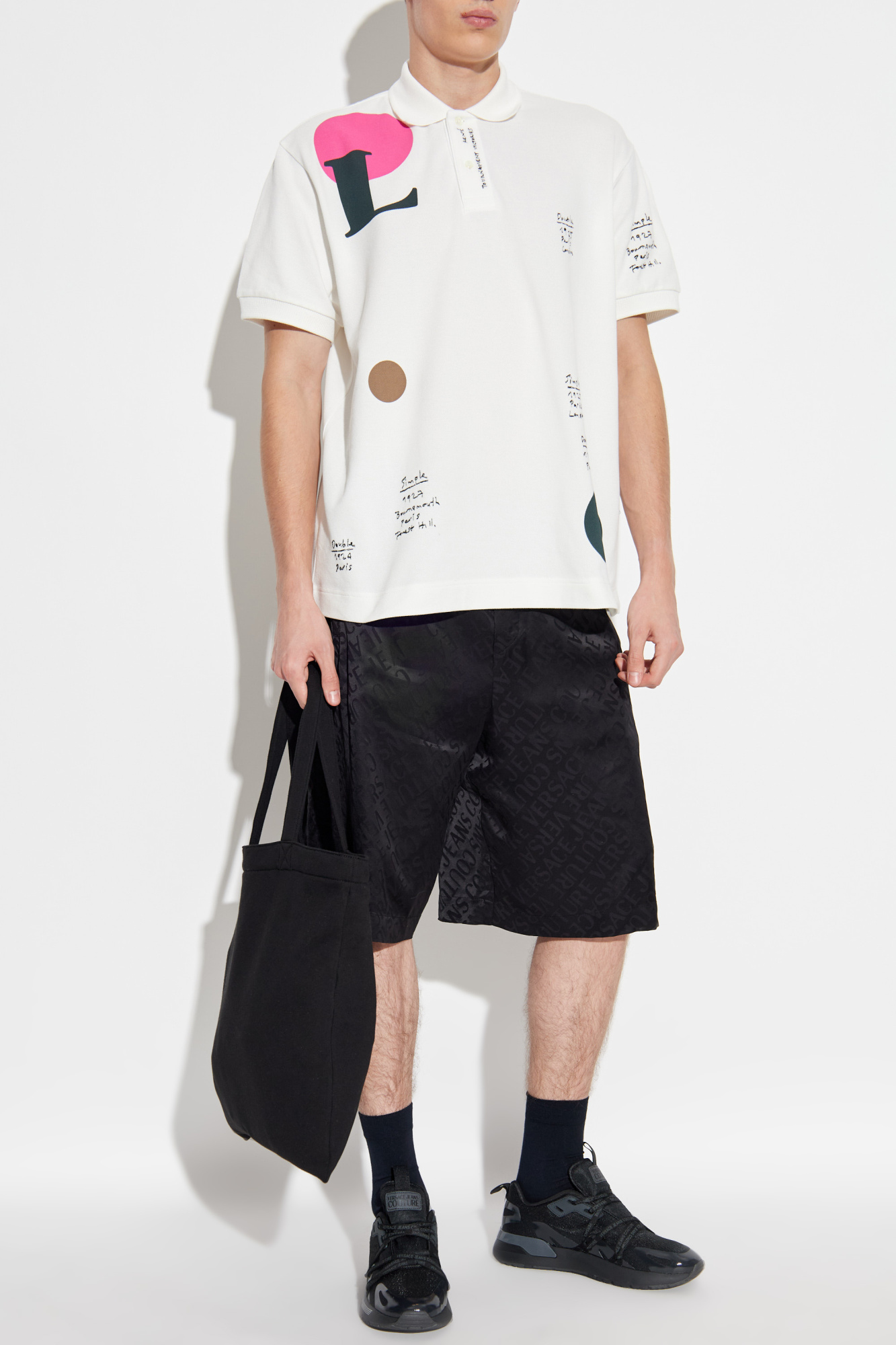 Trousers With Logo, Men's, Black