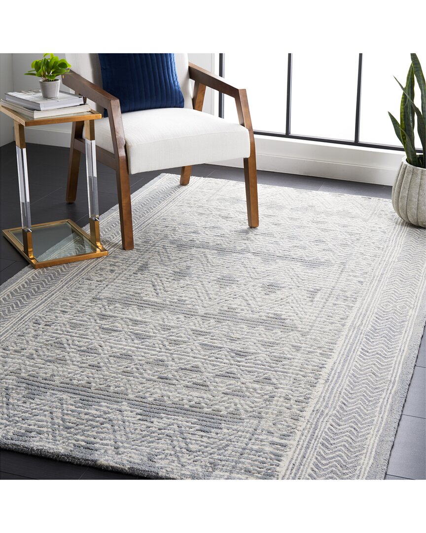 Abstract Sailstone Hand-Tufted Wool Rug